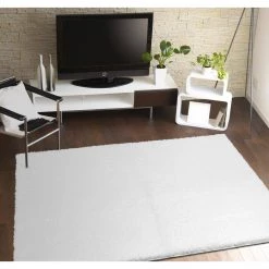 Skyline Shag White 9 Ft. x 12 Ft. Area Rug by Garland Rug -ROPPE ONLINE STORE white garland rug area rugs sksh0n10814421 31 1000