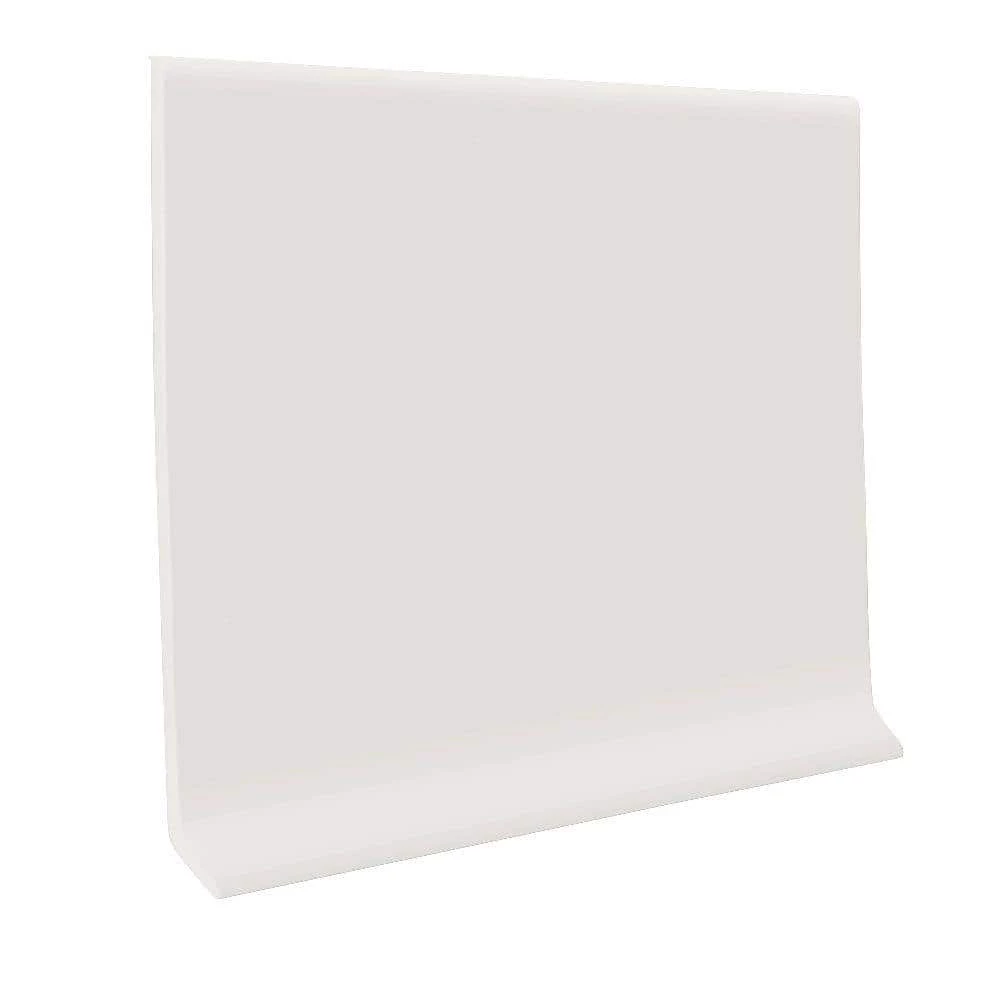 Pinnacle Rubber White 0.125 in. x 4 in. x 48 in. Wall Cove Base (30-Pieces) by ROPPE 3 Pinnacle Rubber White 0.125 in. x 4 in. x 48 in. Wall Cove Base (30-Pieces) by ROPPE
